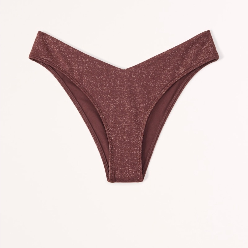Abercrombie Tall Side High Let Cheeky Bikini Bottoms